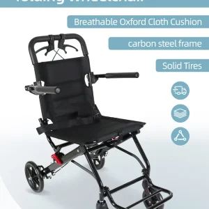 Folding Wheelchair Essentials Mobility Aide