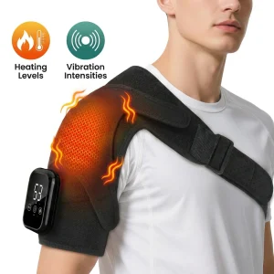 Electric Shoulder Heating Pad with 3 Vibration Modes
