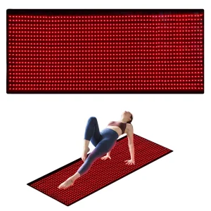 Full Body Red Light Mat 71x31inch Large Infrared LEDs Blanket 1280 660nm 850nm for Pain Relief Wellness Muscle Relax Recovery