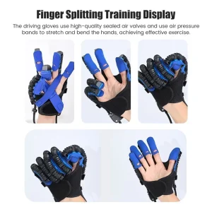 Adjustable Strength Finger Robot Gloves, USB Powered Robotic Hand Trainer, Ergonomic Portable Finger Exerciser For Hand Mobility Recovery